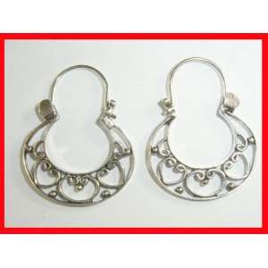   Filigree Earrings Solid Sterling Silver #1642 Arts, Crafts & Sewing