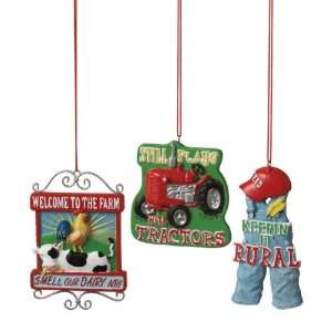  Funny Farm Text Ornaments