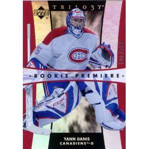   2005/06 Upper Deck Trilogy Yann Danis RC #d 796/999