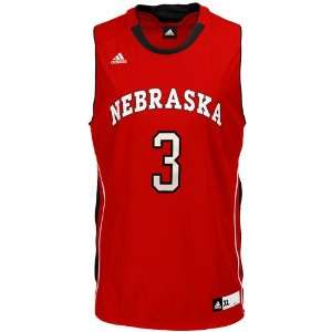 Nebraska Cornhuskerc Jerseys : Adidas Nebraska Cornhuskers #3 Replica 