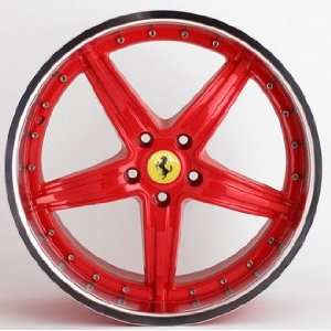 Ferrari F355 Red 3 Piece Forged Modular 19 Wheels Wheels Rims 1989 