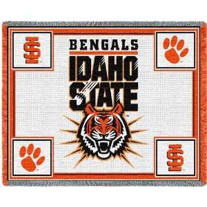  Idaho State University Jacquard Woven Throw   69 x 48 