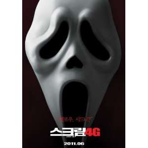  Scream 4 Poster Movie Korean B 11 x 17 Inches   28cm x 