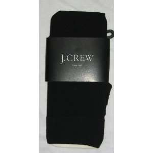  J Crew opaque knee high, black, one size 