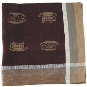  Teatime Jacquard Napkin   Light Taupe