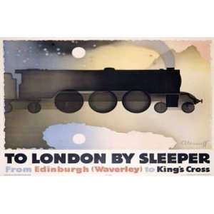  Alexander Alexeieff   To London by Sleeper Giclee: Home 