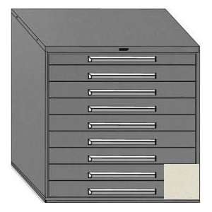  Equipto 45W Modular Cabinet 44H, 9 Drawers W/Dividers 