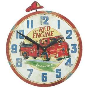 Fire Engine Clock