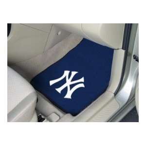    MLB New York Yankees 2 Car \ Auto Mat Set: Sports & Outdoors