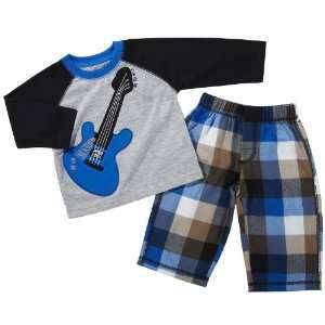  Carters Toddler Boys Pajamas Size 2T Guitar: Baby
