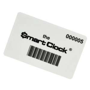 Smart Clock 50336 Pre Encoded Bar Code Badge for PC Based Time and 
