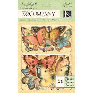  K&Company Susan Winget Layered Accents, Nature Butterfly 