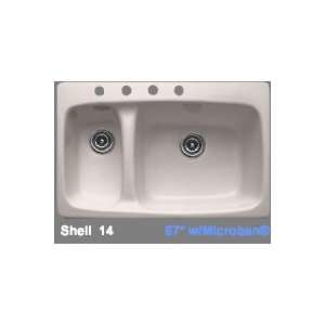   Advantage 3.2 Double Bowl Kitchen Sink with Three Faucet Holes 20 3 67