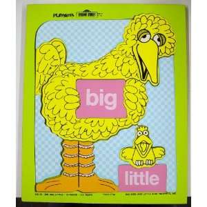   : Sesame Street Big Bird and Little Bird Wood Puzzle: Everything Else