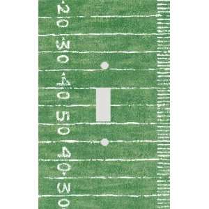  Football Field Decorative Switchplate Cover: Home 