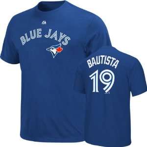   19 Toronto Blue Jays Twitter Name & Number T Shirt: Sports & Outdoors