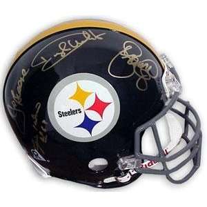   Full Size Replica Helmet 4 Sigs   Autographed NFL Helmets: Everything