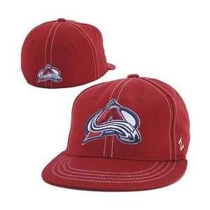 Zephyr Colorado Avalanche Threat Fitted Hat   Colorado Avalanche 7 3/4