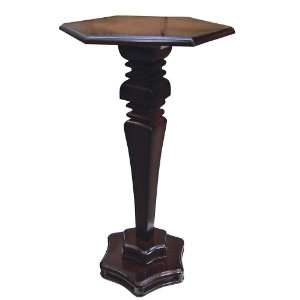  ORE International H 126 27 1/2 Inch Hexagon End Table 
