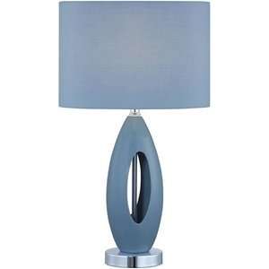  Lite Source LS 21860L/BLU Nakia Table Lamp with Light Blue 