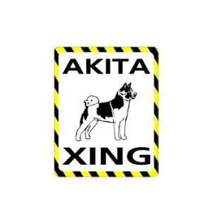  AKITA Crossing   Window Bumper Laptop Sticker: Automotive