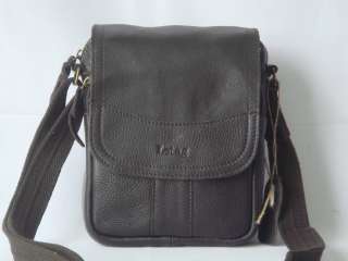 Vintage Leather Messenger Bag Sling Case Shoulder Pouch  