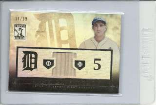 THE ORIGINAL HEBREW HAMMER 2009 TOPPS TRIBUTE GAME USED BAT RELIC HANK 