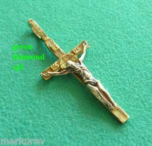 STERLING SILVER & GOLD ORTHODOX CROSS  