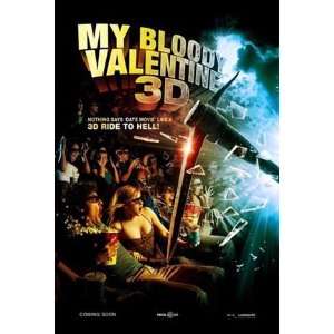   Bloody Valentine 3D Original Movie Poster 27x40 (B) 