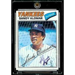  1977 Topps # 54 Sandy Alomar New York Yankees Baseball 