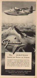 1951 Grumman HU 16 Albatross HQ ARS flying boat Ad  
