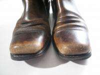 Vintage DINGO Cowboy Boots Mens Brown Leather 8D 8 D  