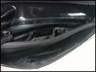 ALFANI Black Patent Garda Flap Clutch Bag Purse NEW 706257668009 