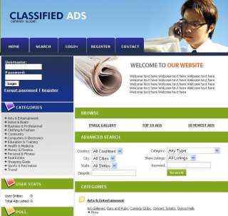 CLASSIFIED ADS WEBSITE   3 Websites For The Price Of 1  
