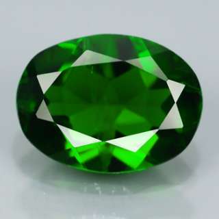 Natural Gem 1.18ct 8.0x6.0mm Oval Camarone Green CHROME DIOPSIDE 
