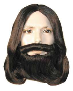 Biblical Jesus Lacey Costume Wig & Beard Set  