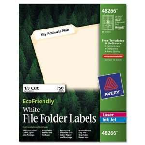  Avery EcoFriendly File Folder Labels AVE48464: Office 