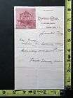 1898 Letterhead for Riverview Cottage, Saranac Lake, N.Y. with Image