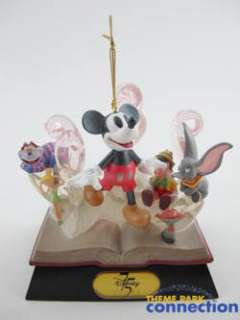 Disney Mickey Mouse Tinkerbell 75 Years Ornament & Base  