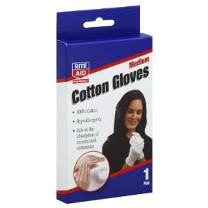  Rite Aid Cotton Gloves, 1 ea: Health & Personal Care