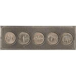 1999 Uncirculated  (5)  Statehood Quarter Philadelphia Mint Year Set