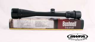 Bushnell 6 18x40 Trophy XLT Rifle Scope Matte A/O Target Knobs 736184 