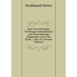   4to. Hr (German Edition) (9785873983605) Ferdinand Detter Books