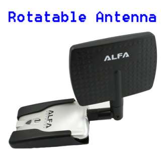 Alfa 1000mW Wireless USB AWUS036H+7 dBi Panel Antenna  