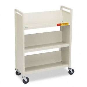  BREL330   One Sided Steel Book Cart: Office Products