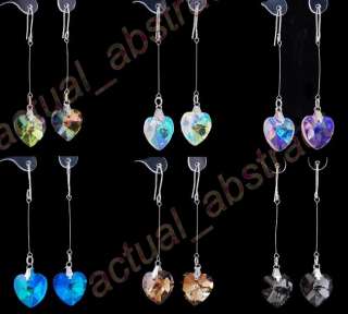 FREE 108Xearring crystal glass&SILVER PLATED wholesale  