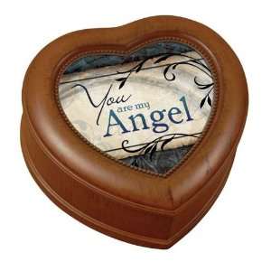  You Are My Angel Heart Shaped Music Box