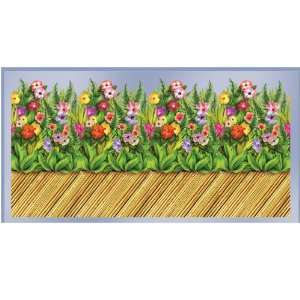   30 Tropical Flower & Bamboo Wall Border Roll 52008