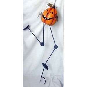   Head Jack O Lantern Stake Halloween Yard Decoration