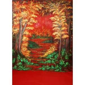   Red Forest Studio Backdrop by Boss Backdrops with Free Ground Shipping